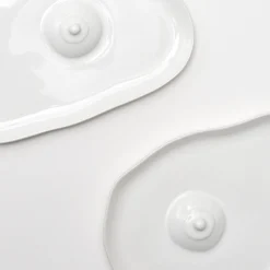 Anissa Kermiche Assiettes Tatas (Blanc Brillant)