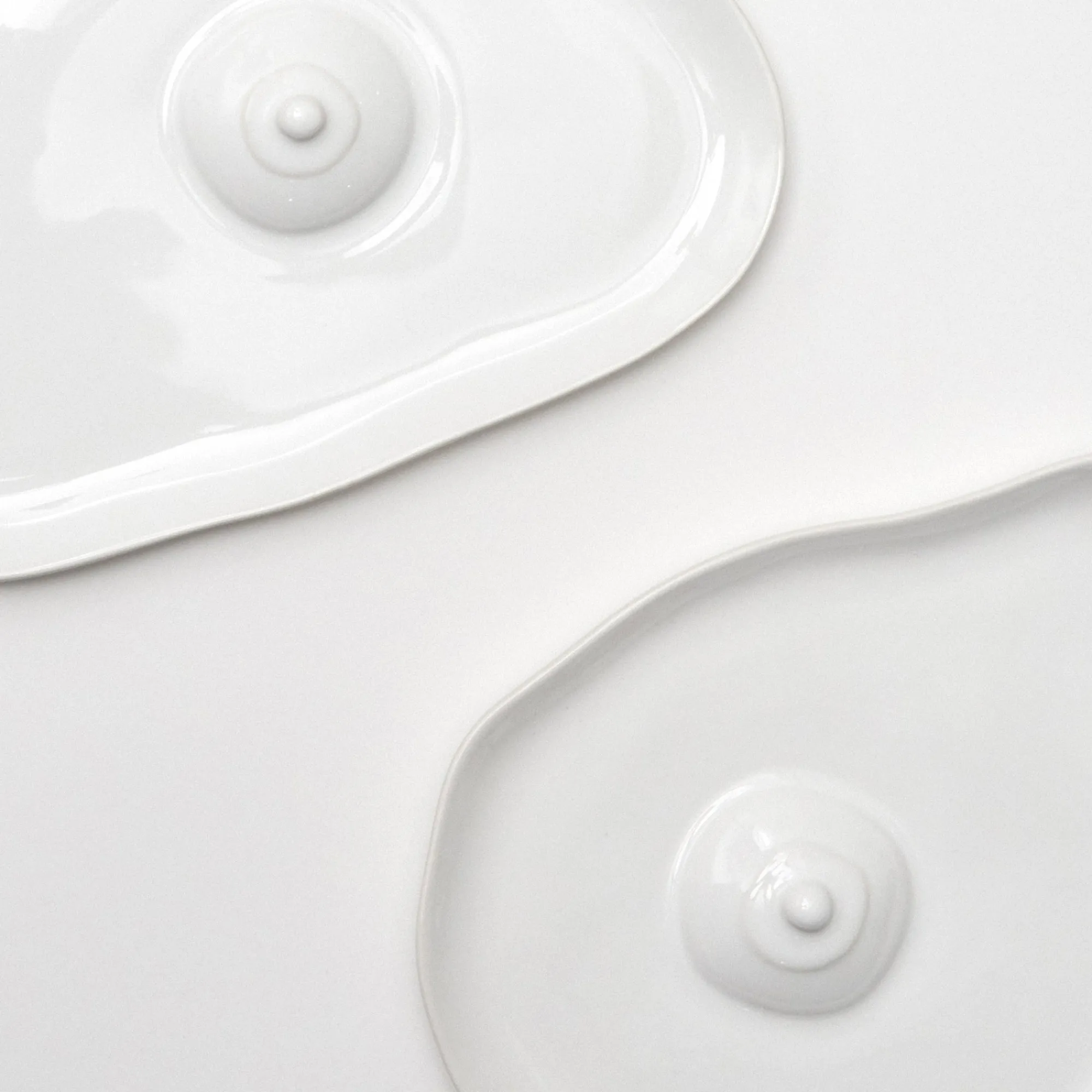 Anissa Kermiche Assiettes Tatas (Blanc Brillant)