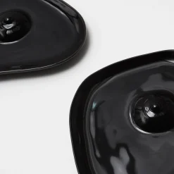 Anissa Kermiche Assiettes Tatas (Noir Brillant)