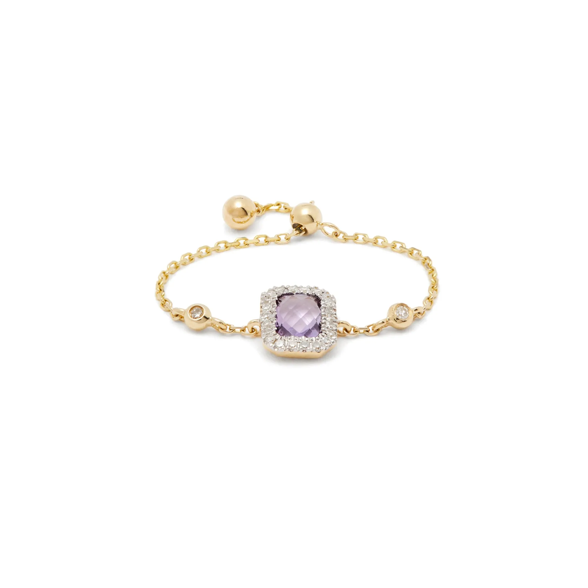 Anissa Kermiche Bague Amethyste Carree