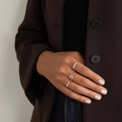 Anissa Kermiche Bague Bronte Dore