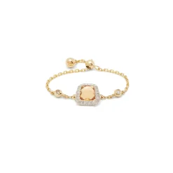 Anissa Kermiche Bague Citrine Carree
