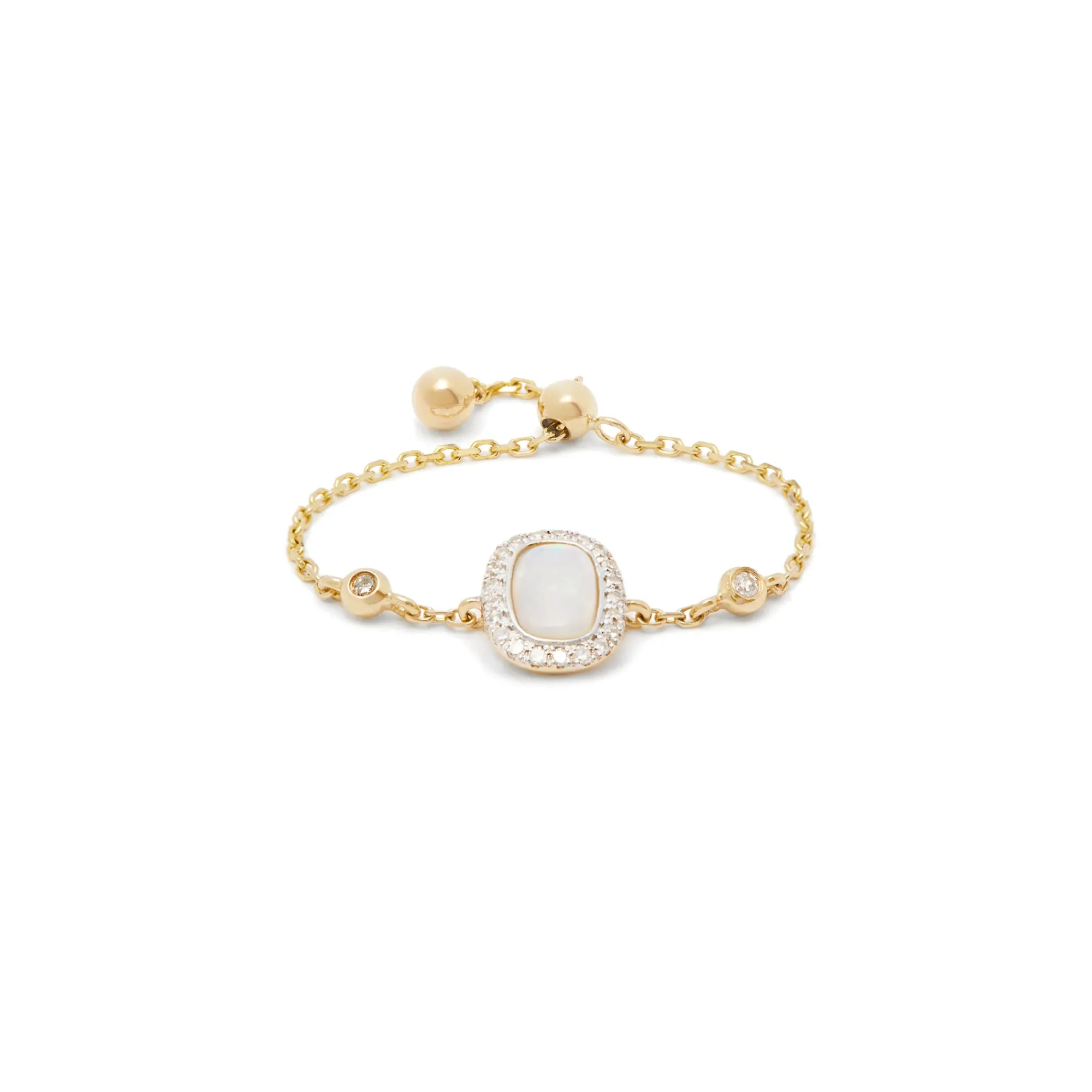 Anissa Kermiche Bague Opale Carree