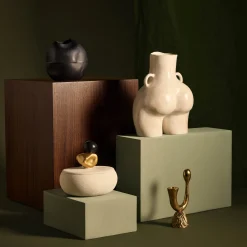 Anissa Kermiche Boite A Bijoux (Blanc, Or, Noir)