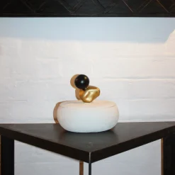 Anissa Kermiche Boite A Bijoux (Blanc, Or, Noir)