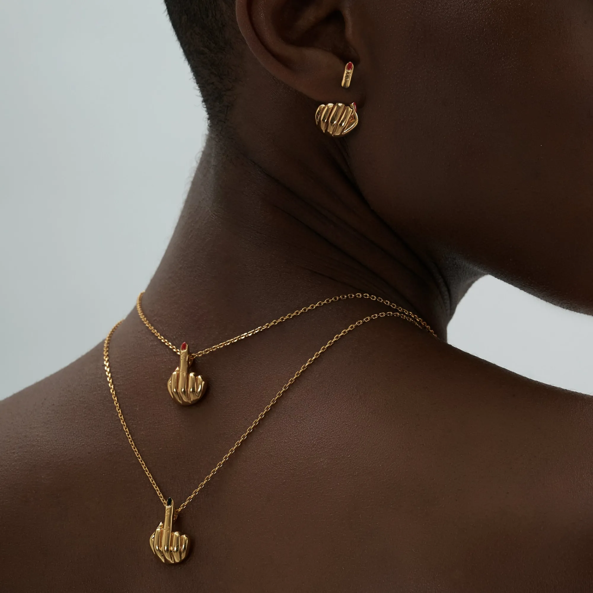 Anissa Kermiche Boucle D'Oreille French For Goodnight (Rouge)