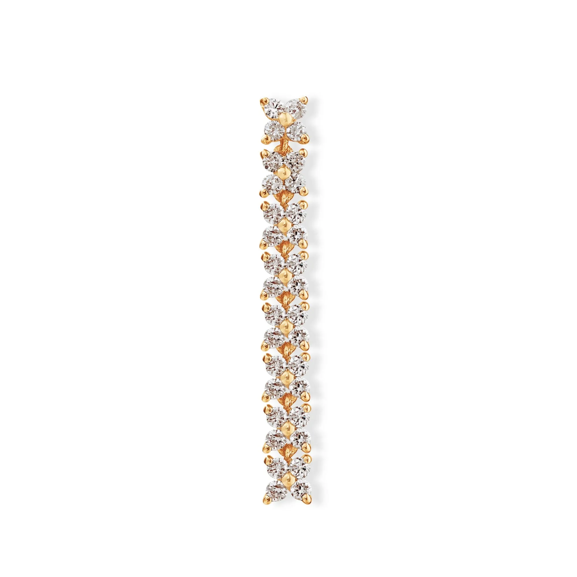 Anissa Kermiche Boucle D'Oreille Infini Bronte Dore
