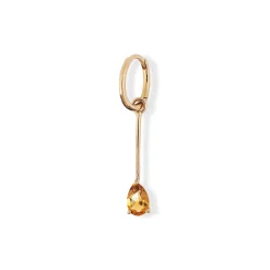 Anissa Kermiche Boucle D'Oreille Ligne Circulaire