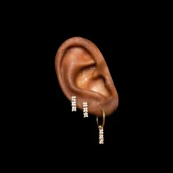 Anissa Kermiche Boucle D'Oreille Trio Bronte Dore