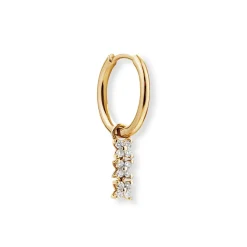 Anissa Kermiche Boucle D'Oreille Trio Bronte Dore