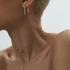 Anissa Kermiche Boucle D'Oreille Trio Bronte Dore