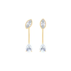 Anissa Kermiche Boucles D'Oreilles A Deux Faces