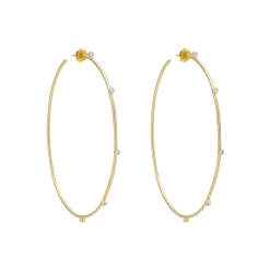 Anissa Kermiche Boucles D'Oreilles Creoles Mega Razzle Dazzle