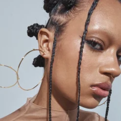Anissa Kermiche Boucles D'Oreilles Creoles Mega Razzle Dazzle