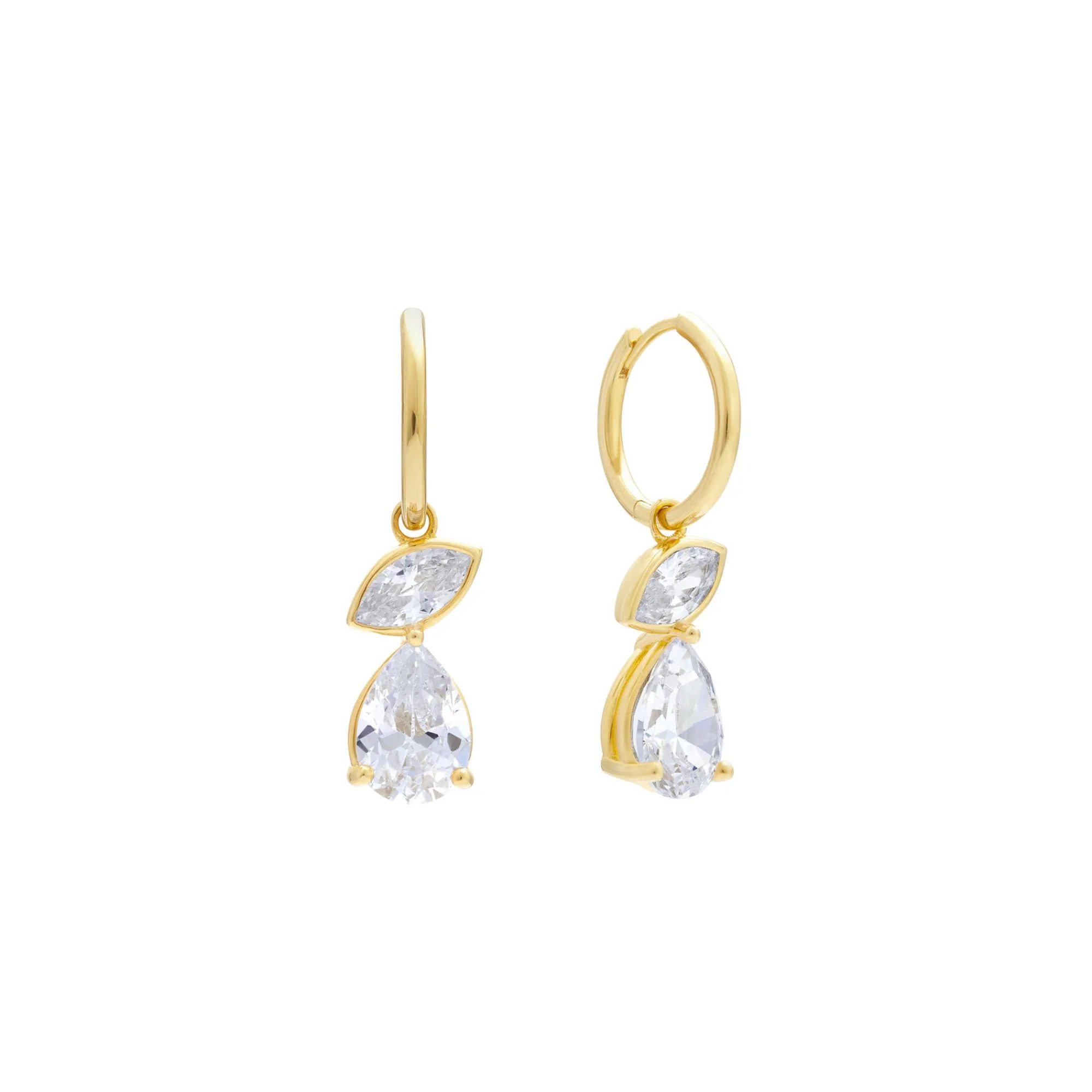 Anissa Kermiche Boucles D'Oreilles Creoles Echangistes (Or)