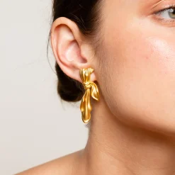 Anissa Kermiche Boucles D'Oreilles En Tissu Dore (Or)