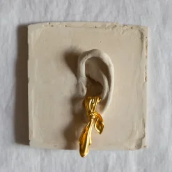 Anissa Kermiche Boucles D'Oreilles En Tissu Dore (Or)