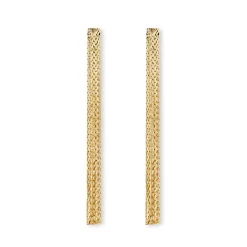 Anissa Kermiche Boucles D'Oreilles Fines Fil D'Or