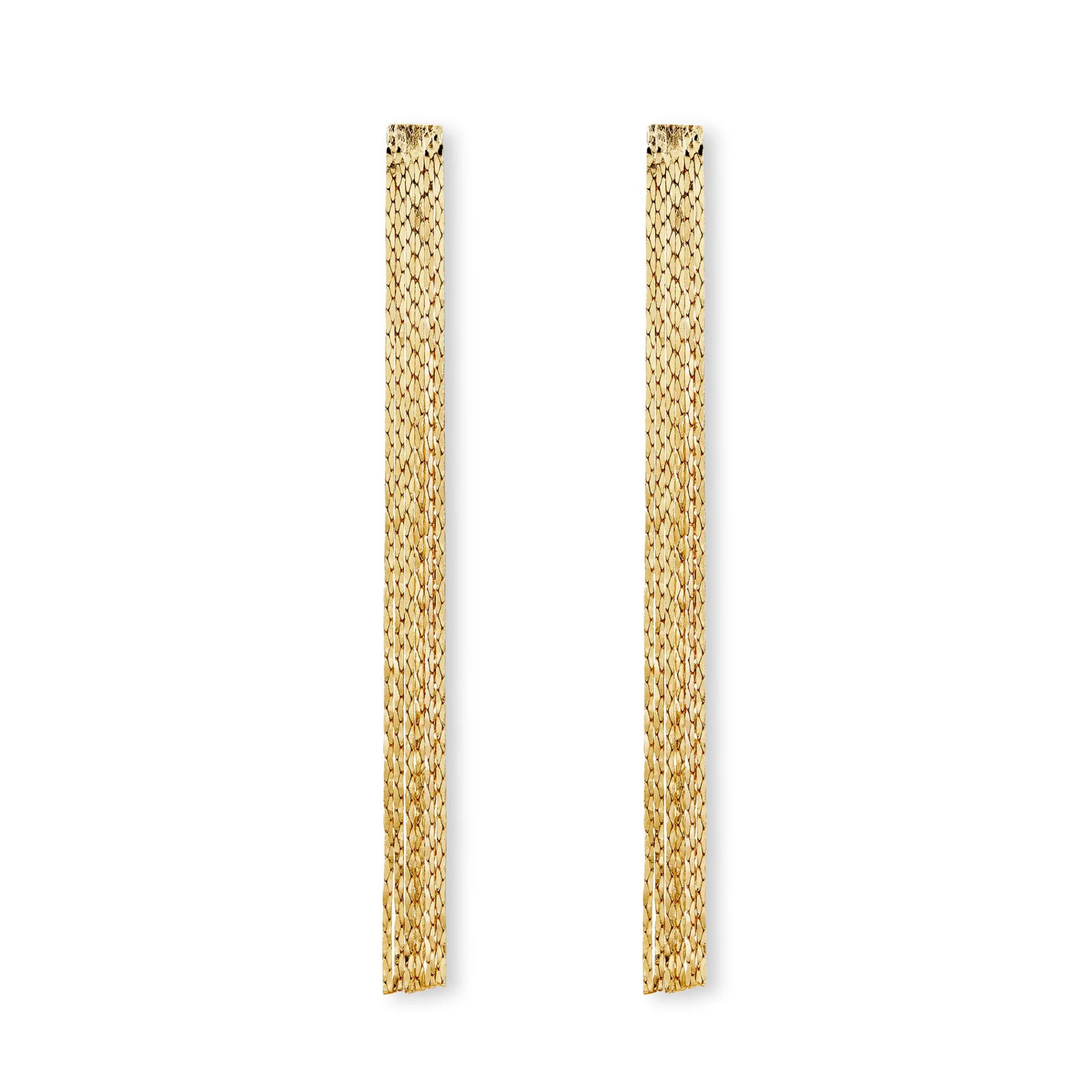 Anissa Kermiche Boucles D'Oreilles Fines Fil D'Or