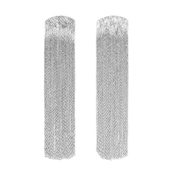 Anissa Kermiche Boucles D'Oreilles Grand Fil (Argent)