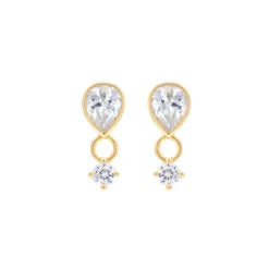 Anissa Kermiche Boucles D'Oreilles Grande Gemme