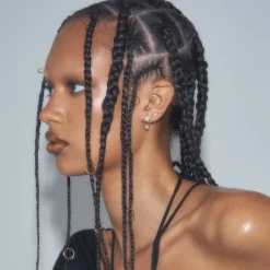 Anissa Kermiche Boucles D'Oreilles Grande Gemme