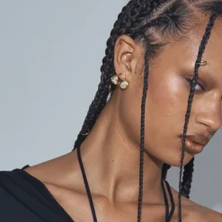 Anissa Kermiche Boucles D'Oreilles Grande Poire De Feu (Clair)