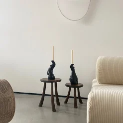 Anissa Kermiche Bougeoir Tit For Tat Court (Noir Mat)