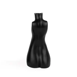 Anissa Kermiche Bougeoir Tit For Tat Court (Noir Mat)