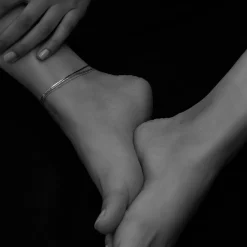 Anissa Kermiche Bracelet De Cheville A Triple Chaine