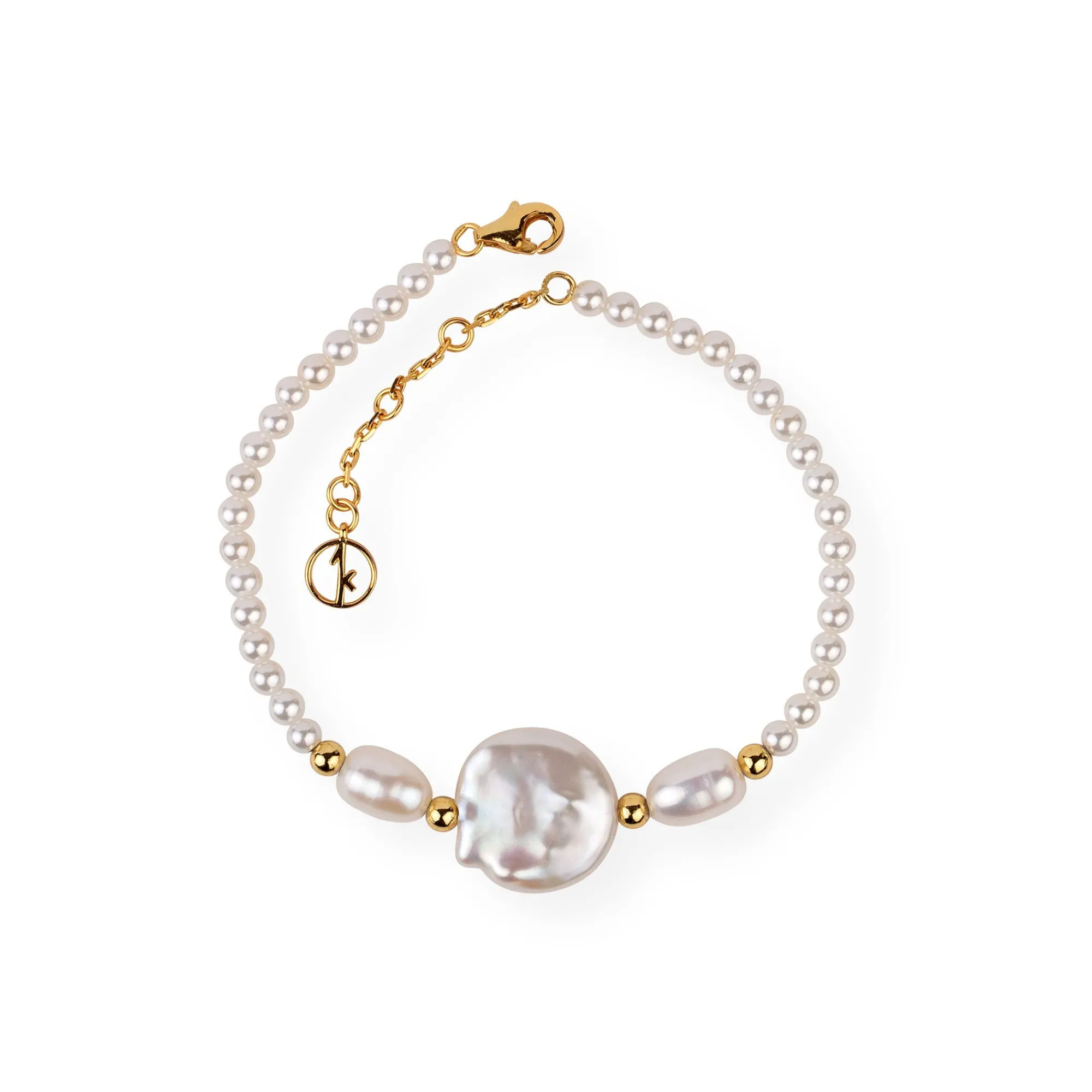 Anissa Kermiche Bracelet Galet Caviar