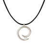 Anissa Kermiche Collier Corde Charmeur (Argent)