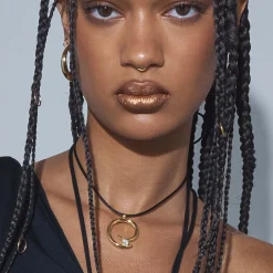 Anissa Kermiche Collier Corde Charmeur (Or)