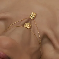 Anissa Kermiche Collier Le Derriere Dore