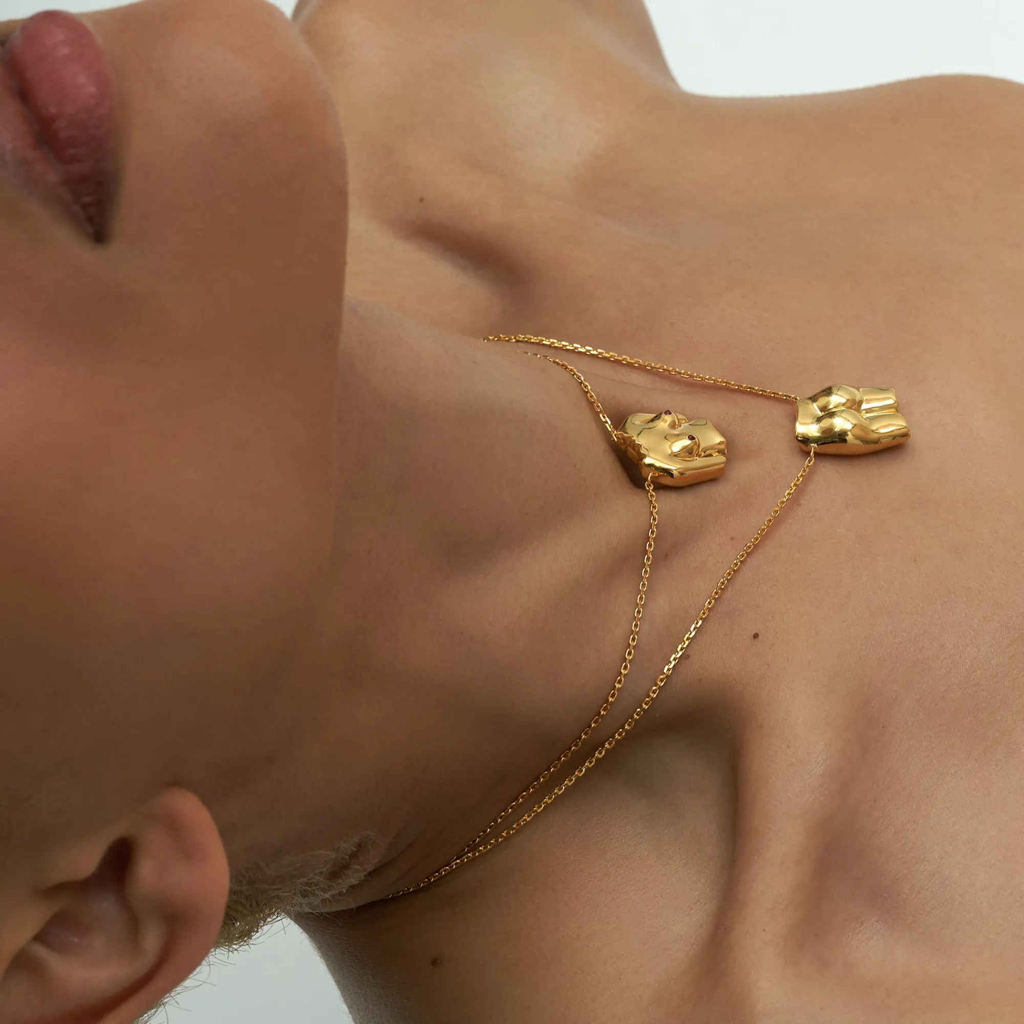 Anissa Kermiche Collier Le Derriere Dore