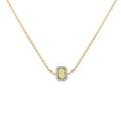 Anissa Kermiche Collier Peridot Carre