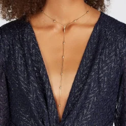 Anissa Kermiche Collier Serpent Dore