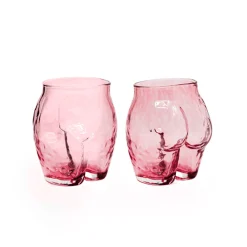 Anissa Kermiche Le Popotin Gl(Ass) Rose-Ensemble De Deux