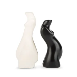 Anissa Kermiche Paire De Salieres Et Poivrieres Pour Le Corps (Beige, Noir)