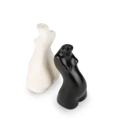 Anissa Kermiche Paire De Salieres Et Poivrieres Pour Le Corps (Beige, Noir)