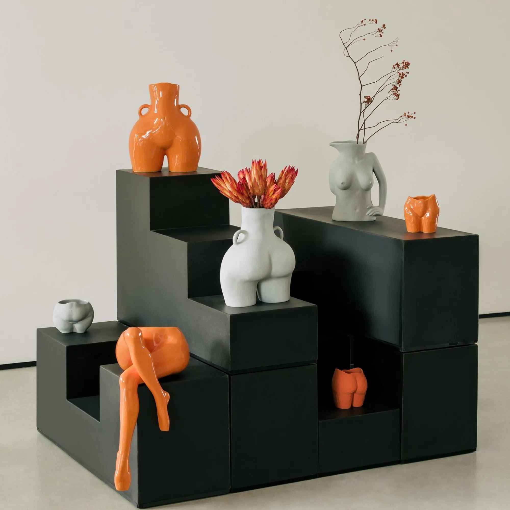 Anissa Kermiche Pichets Pichet (Bisque Gris Clair)