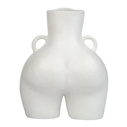 Anissa Kermiche Vase Avec Poignees D'Amour (Blanc)