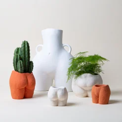 Anissa Kermiche Vase Avec Poignees D'Amour (Blanc)