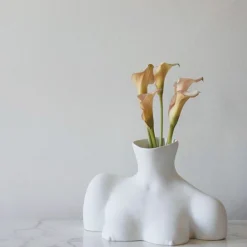Anissa Kermiche Vase Breast Friend (Blanc Mat)