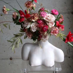 Anissa Kermiche Vase Breast Friend (Blanc Mat)