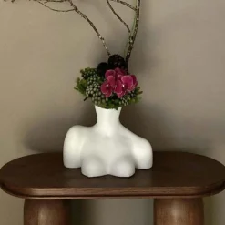 Anissa Kermiche Vase Breast Friend (Blanc Mat)