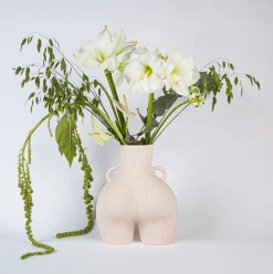 Anissa Kermiche Vase Poignees D'Amour (Beige Mouchete)