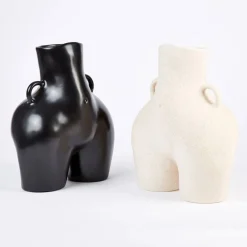 Anissa Kermiche Vase Poignees D'Amour (Beige Mouchete)