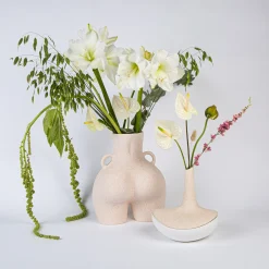 Anissa Kermiche Vase Poignees D'Amour (Beige Mouchete)